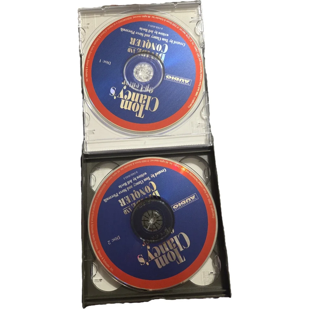 Tom Clancy's Op-Center Audiobook CD Lot of 3 - Siege, Conquer, Control